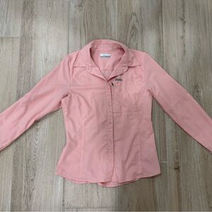 Columbia Peach Fishing Button-Up